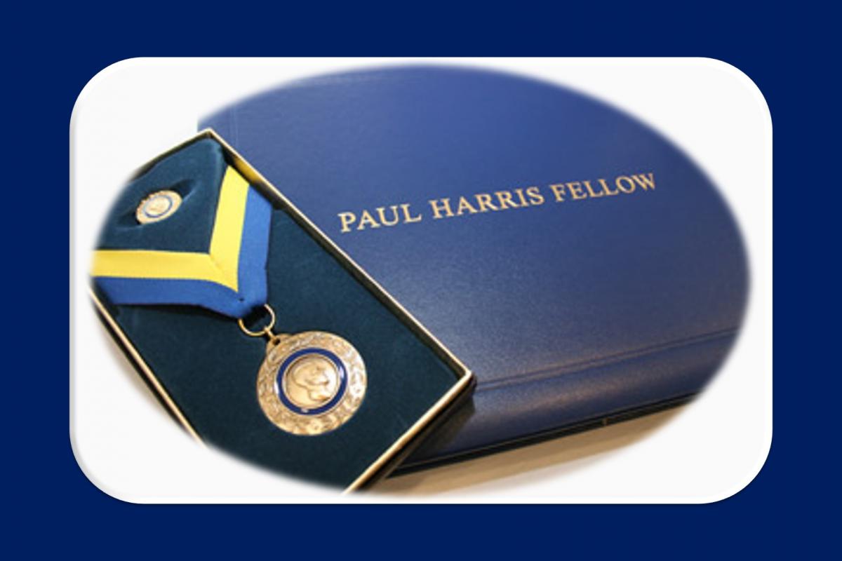 Paul Harris Fellows Rotary Herne Bay